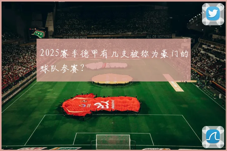 2025赛季德甲有几支被称为豪门的球队参赛？